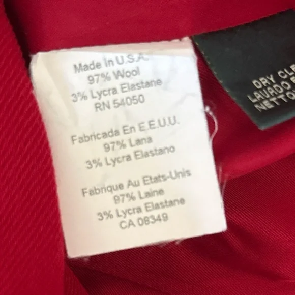 Lauren Ralph Lauren Red Blazer with logo emblem vintage - Picture 7 of 7